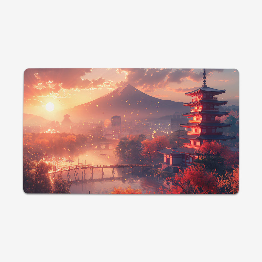 Peaceful Spring Village Playmat