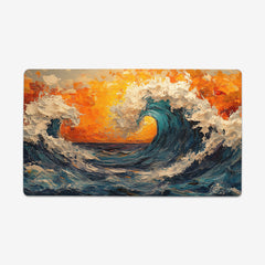 Wavy Sunset Playmat