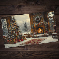 Winter Chalet Playmat
