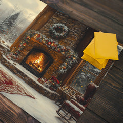 Winter Chalet Playmat