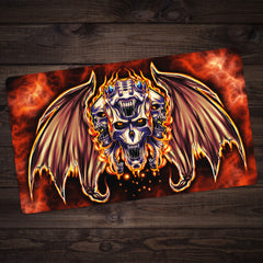 Demon Skull Bat Playmat