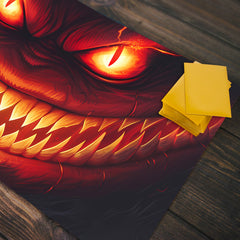 Fiery Menace Playmat