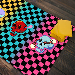 Checker Skullz Playmat