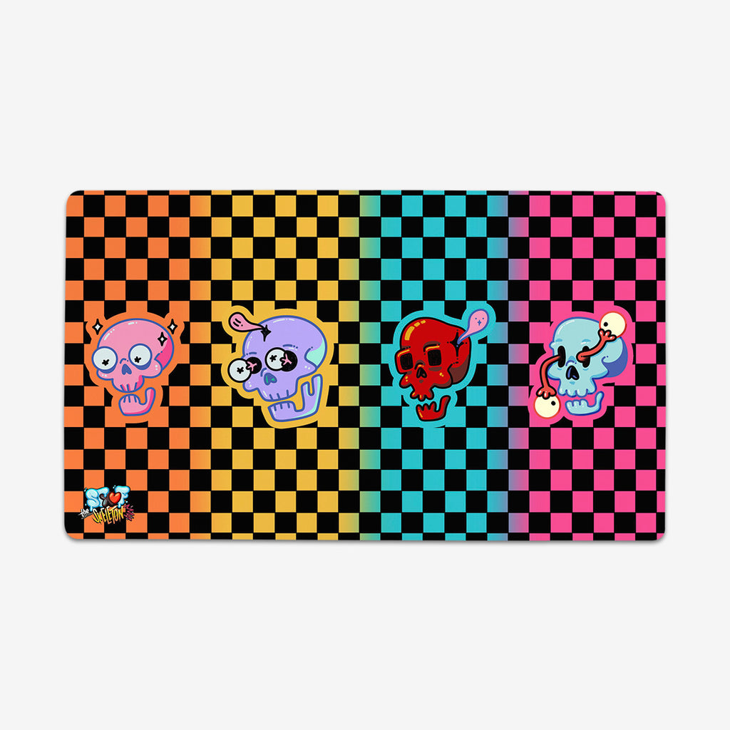 Checker Skullz Playmat
