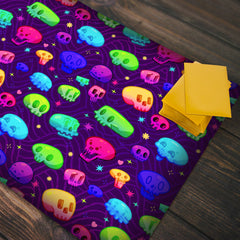 Neon Skulls Playmat