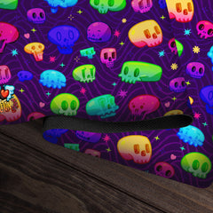 Neon Skulls Playmat