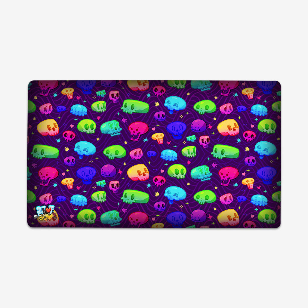 Neon Skulls Playmat