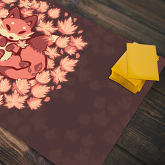 Autumn Leaves Fox Playmat