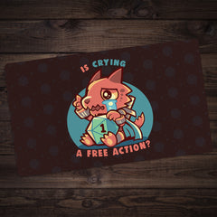 Crying Is A Free Action Playmat