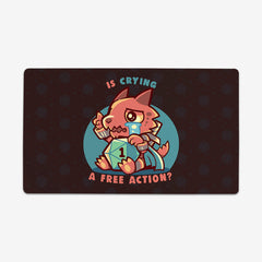 Crying Is A Free Action Playmat
