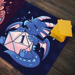 Red And Blue Dragons Playmat