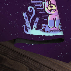 Retrowave Pastel Red Panda Playmat