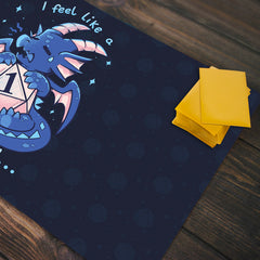 Sad Dice Dragon Playmat
