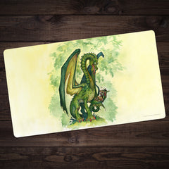 Young Green Dragon Playmat