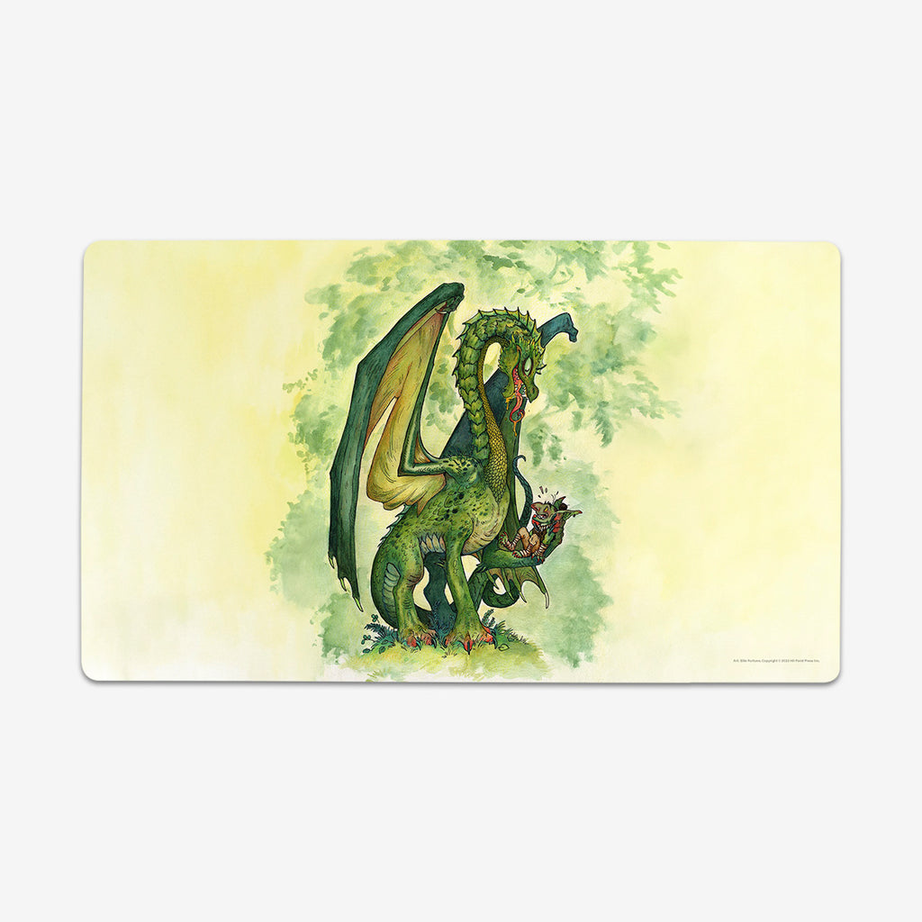 Young Green Dragon Playmat