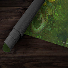 Green Wyrmling Dragon Playmat