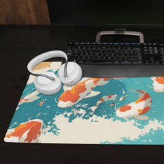 Splash of Koi Extended Mousepad