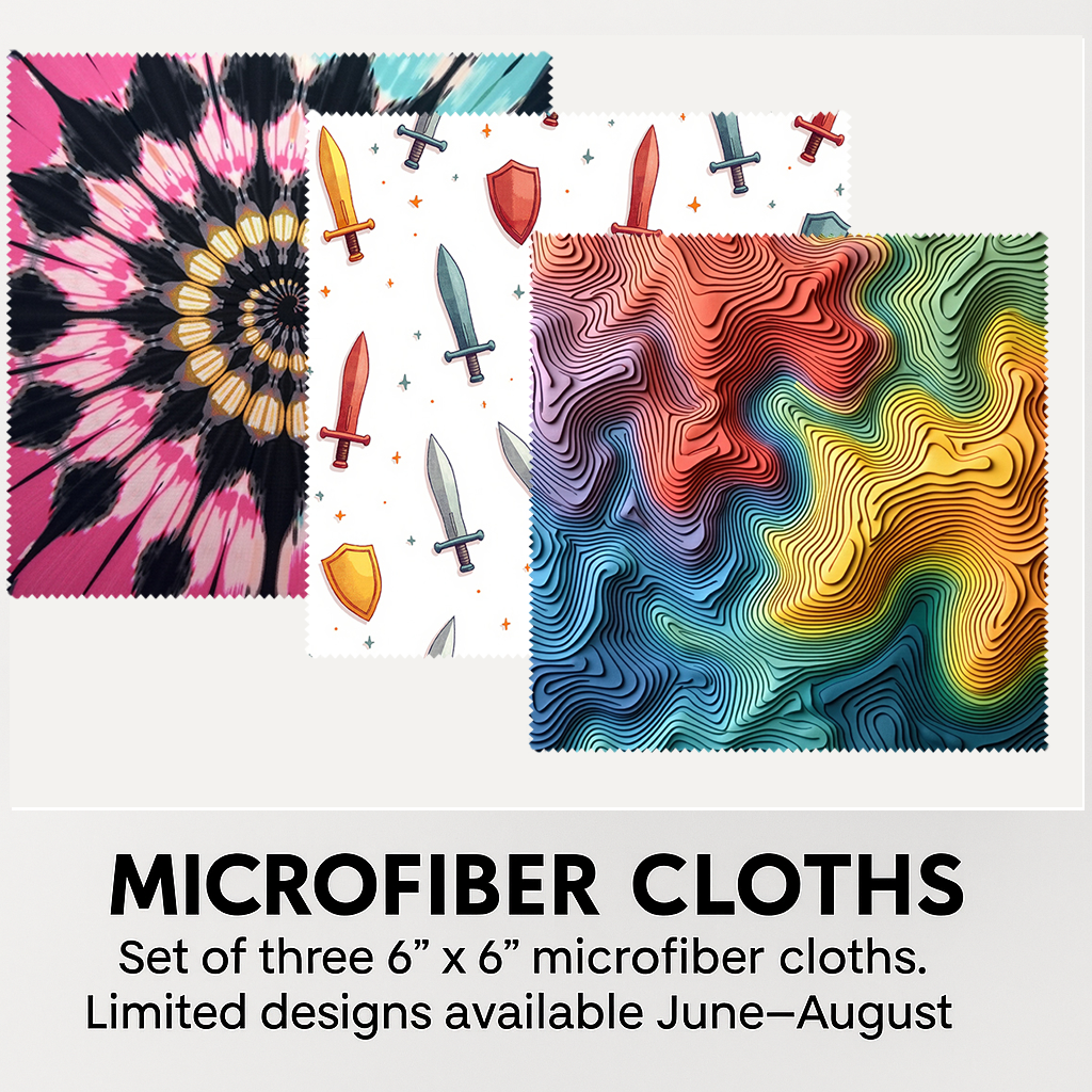 Limited Edition Microfiber Cloth 3-Pack – Summer 2025 Series