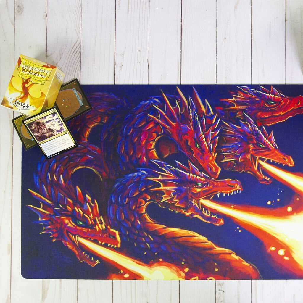 Personalized Leather Playmat for Gaming