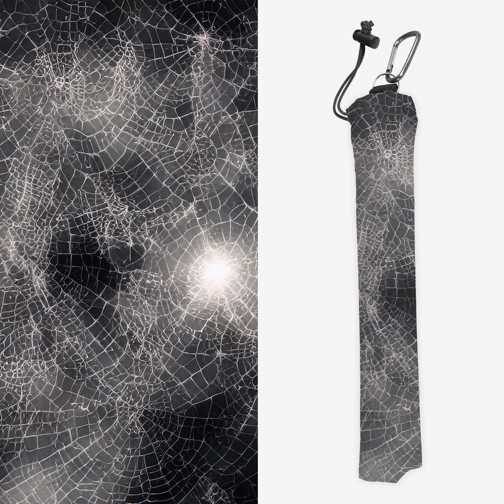 Cracks In Spiderweb AI Space Playmat Bag