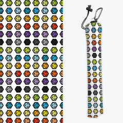 Inked Rainbow D20 Pattern Playmat Bag