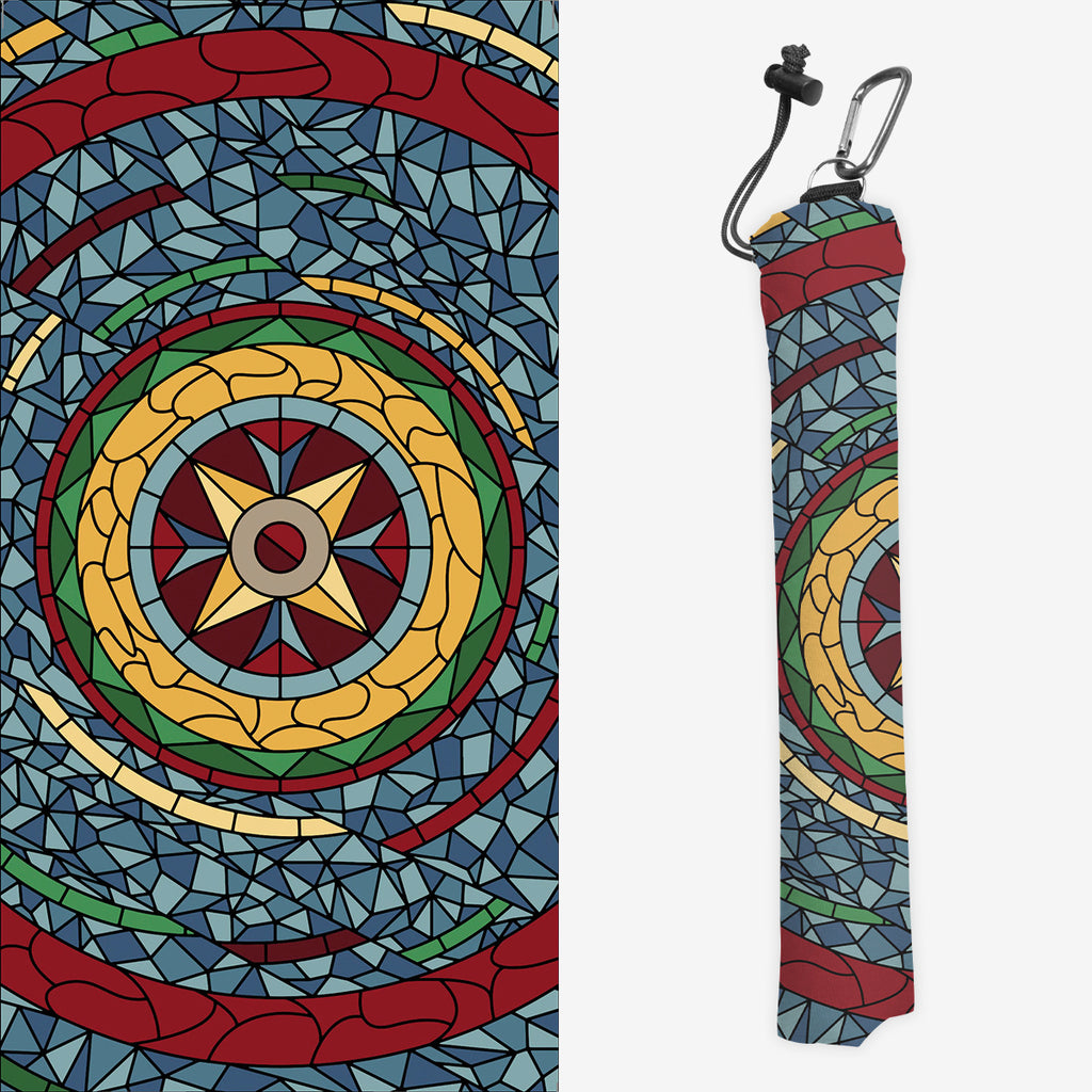 Stained Glass Circle Playmat Bag