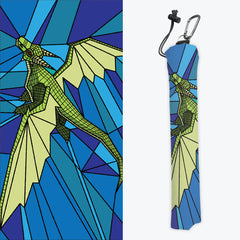 Stained Glass Flying Dragon Playmat Bag