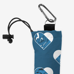 Swirly Hearts Playmat Bag