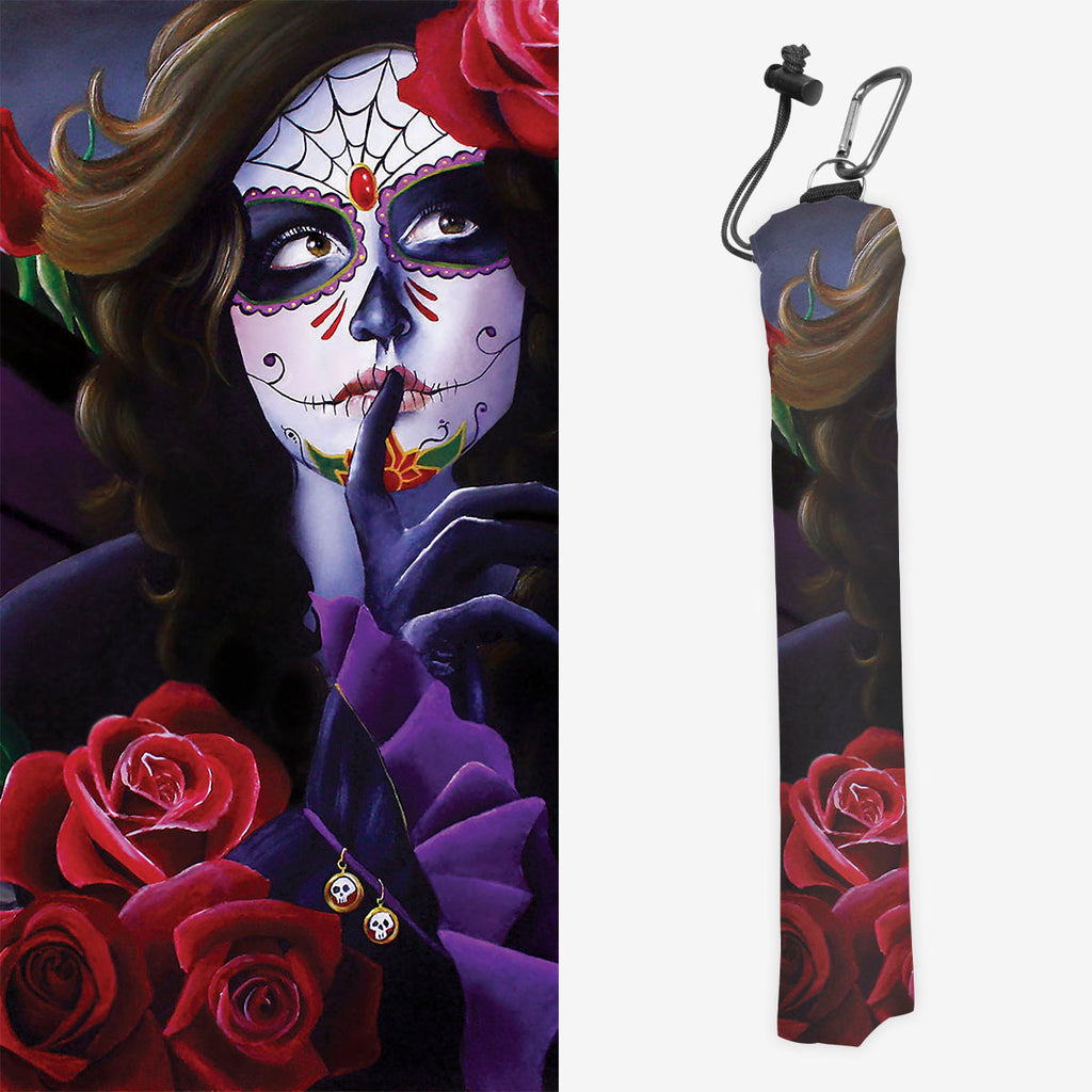 Sugar Skull Rose Garden Playmat Bag