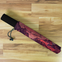 Barren Red Mountain Playmat Bag