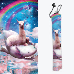 Llama Axolotl Adventure Playmat Bag