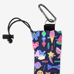 Happy Place Hair Clips Playmat Bag