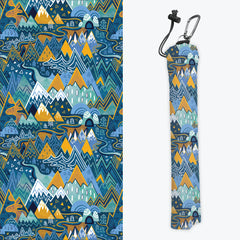 Maximalist Mountain Maze Playmat Bag