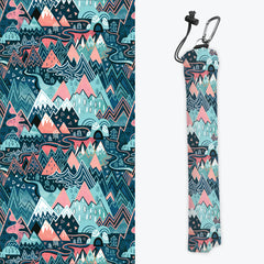 Maximalist Mountain Maze Playmat Bag