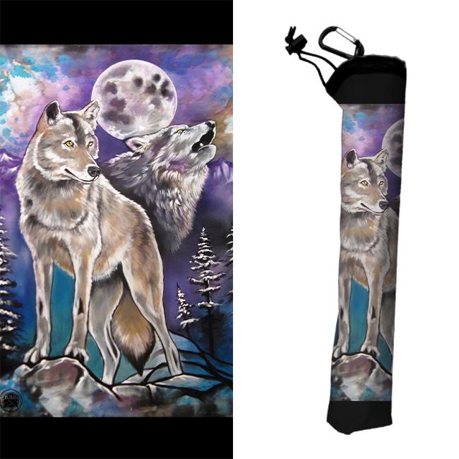 Wolf in the Forest Playmat Bag