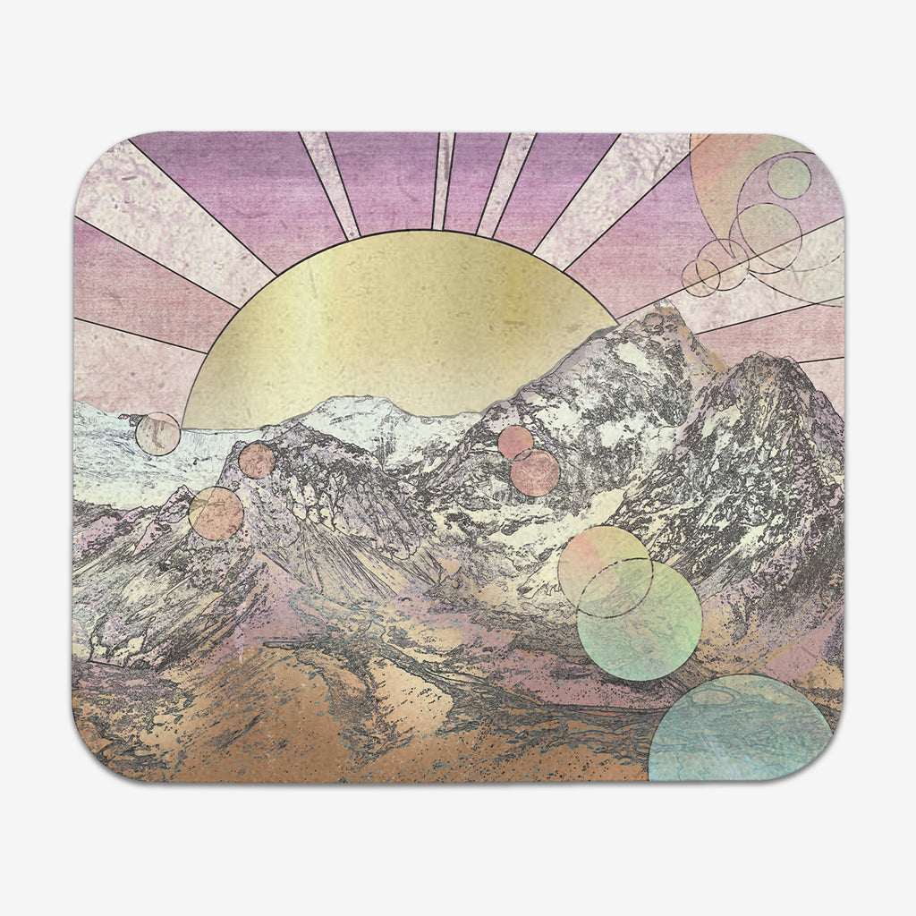 Mountain Burst Mousepad - Anthony Burchett - Mockup