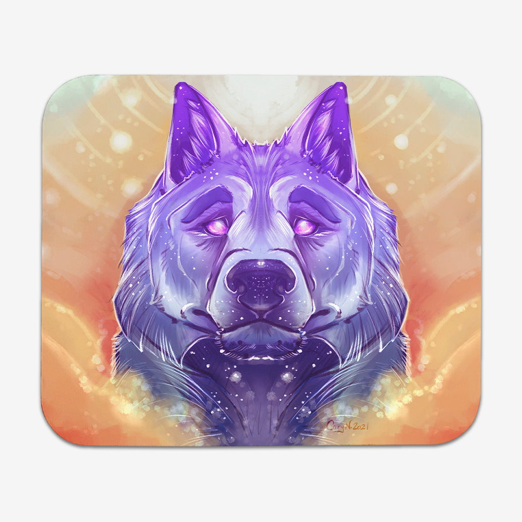 Cloud Wolf Mousepad - Avaltor - Mockup