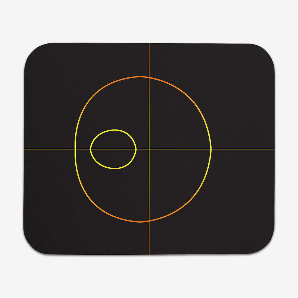 Cartesian Oval Mousepad - Carbon Beaver - Mockup