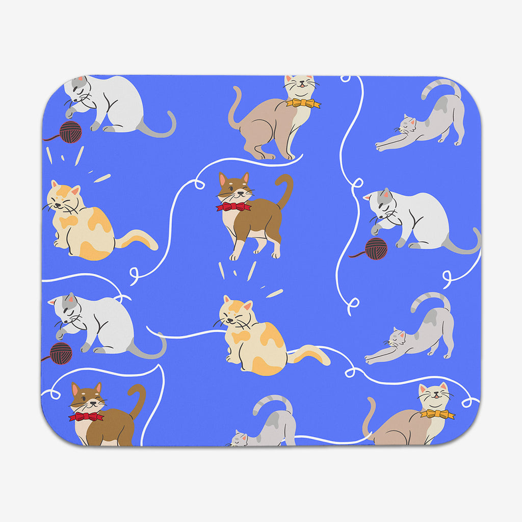 Cute Tabbies Mousepad - Carbon Beaver - Mockup