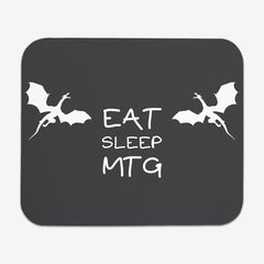 Eat Sleep MTG Mousepad - Carbon Beaver - Mockup