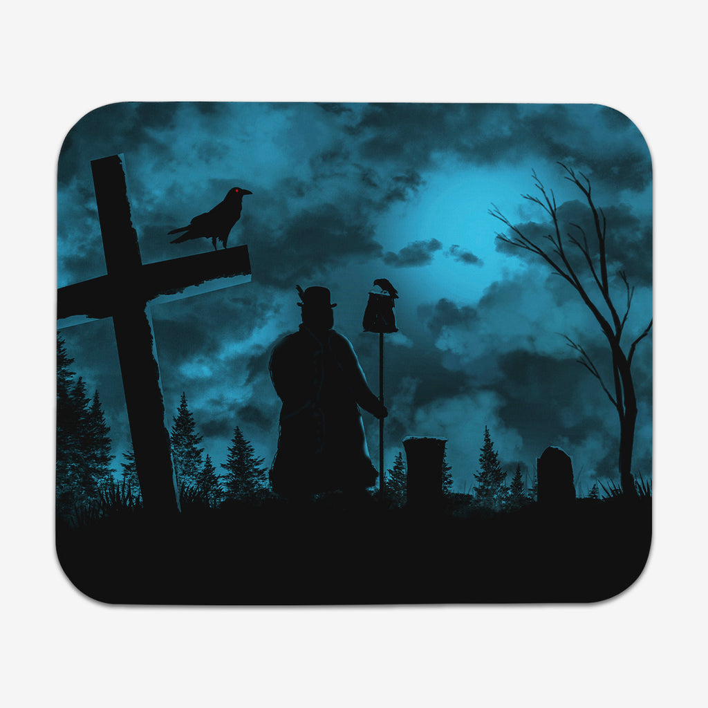 Haunted Graveyard Mousepad - Carbon Beaver - Mockup