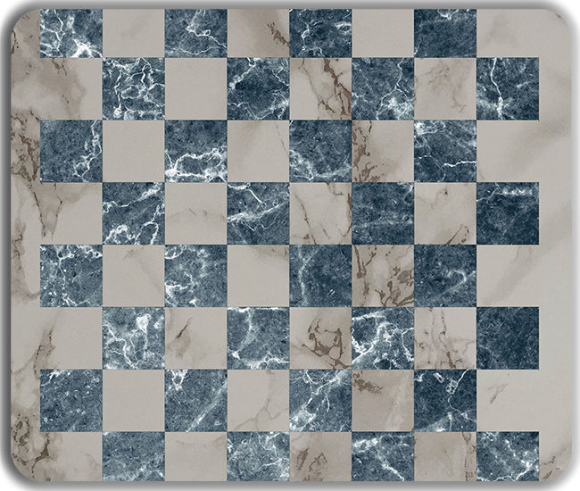 Marble Chess Board Mousepad - Carbon Beaver - Mockup