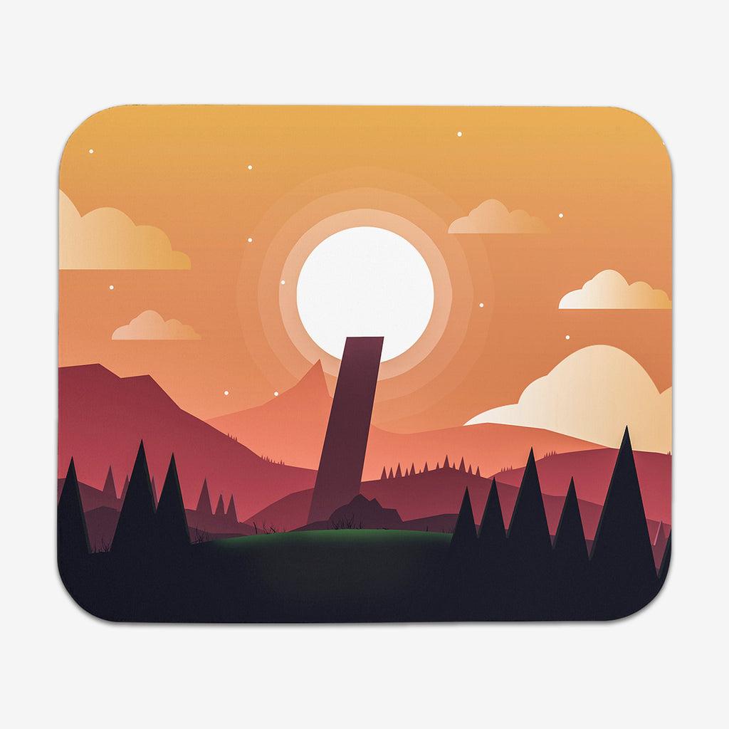 Obelisk Sunset Mousepad - Carbon Beaver - Mockup