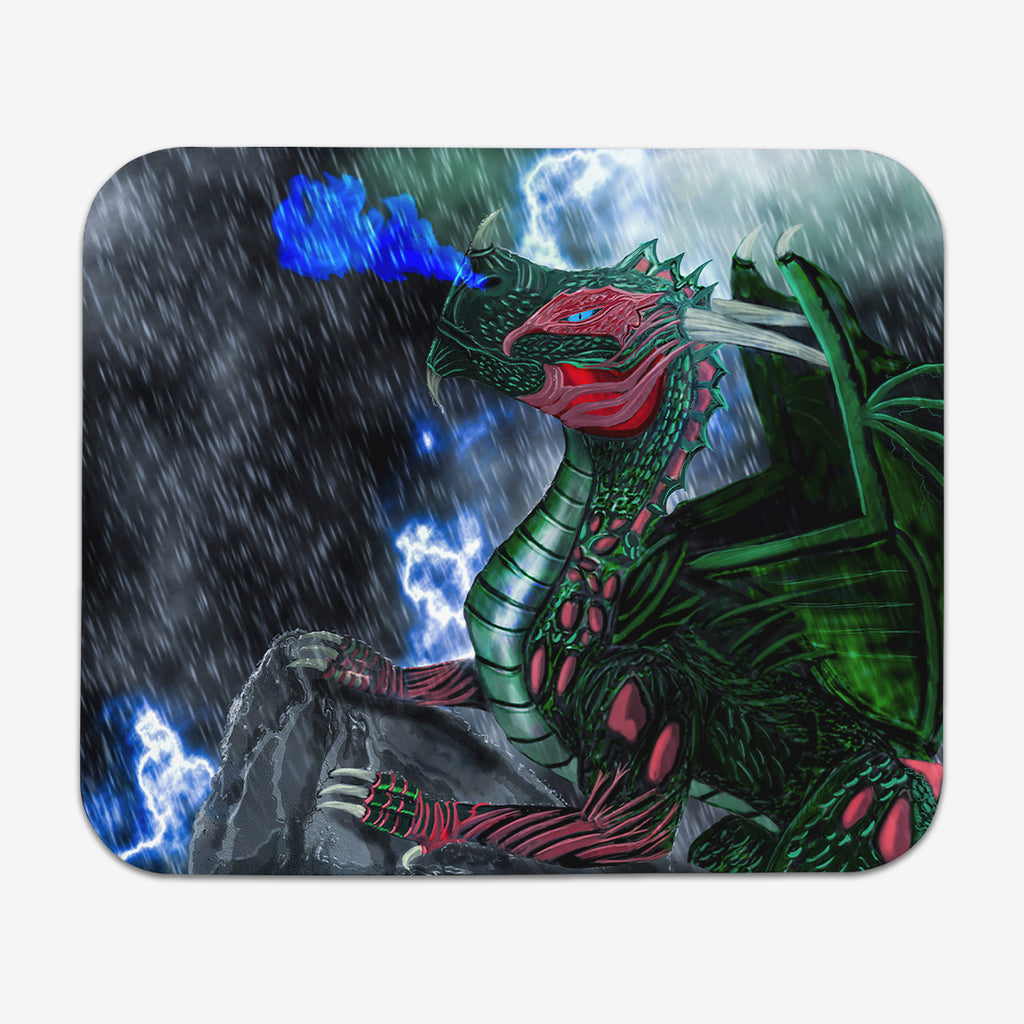 Rain Dragon Mousepad - Carbon Beaver - Mockup