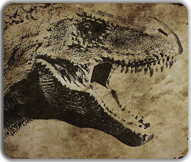 T-Rex Sketch Mousepad - Carbon Beaver - Mockup