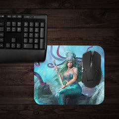 Mighty Mermaid Warrior Mousepad
