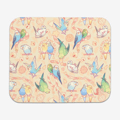 Budgie Bunch Mousepad - Colordrilos - Mockup - Cupcake