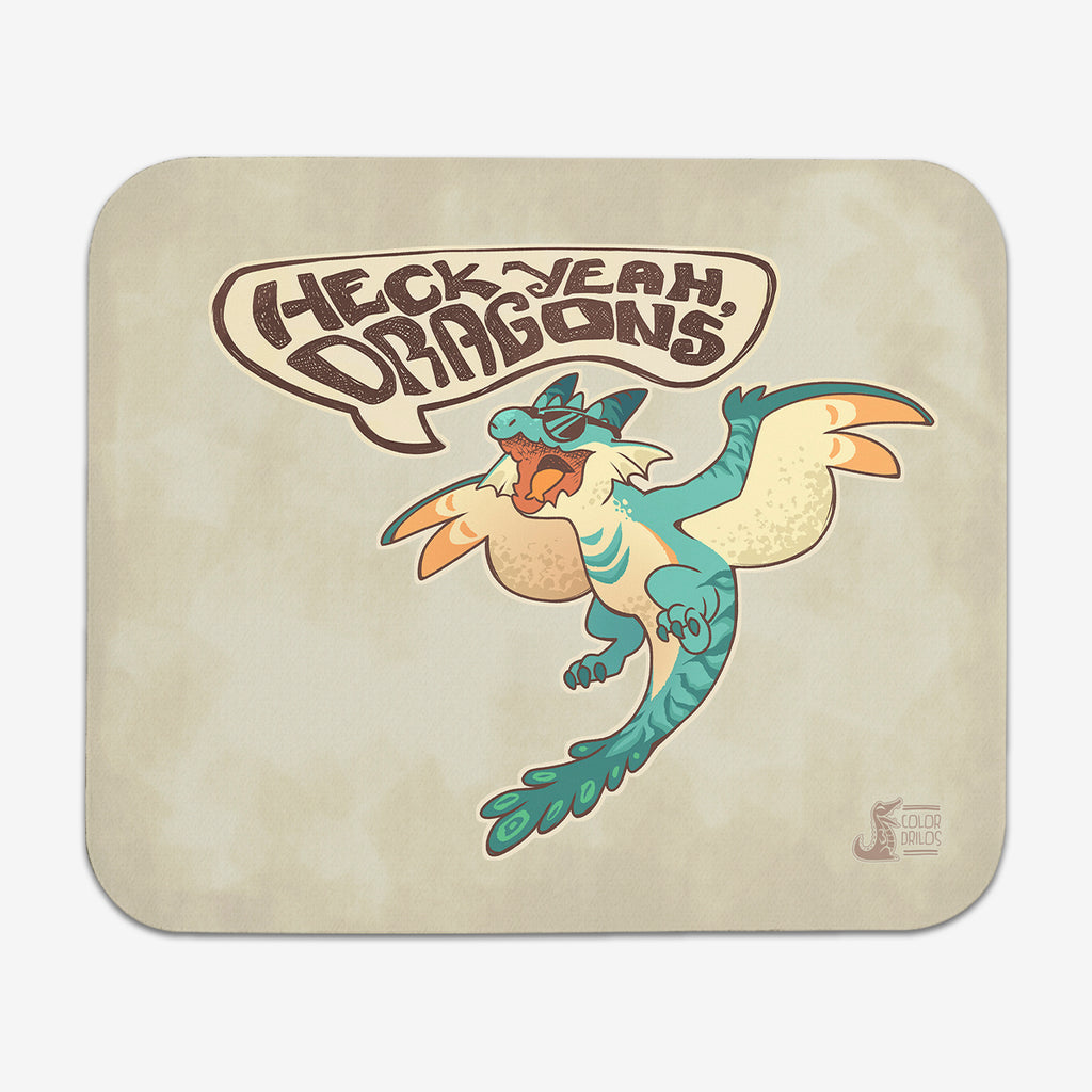 Heck Yeah, Dragons! Mousepad