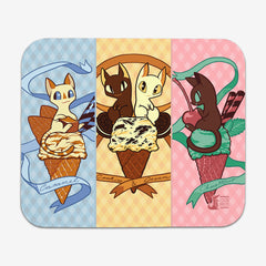 Ice Cream Cats Mousepad