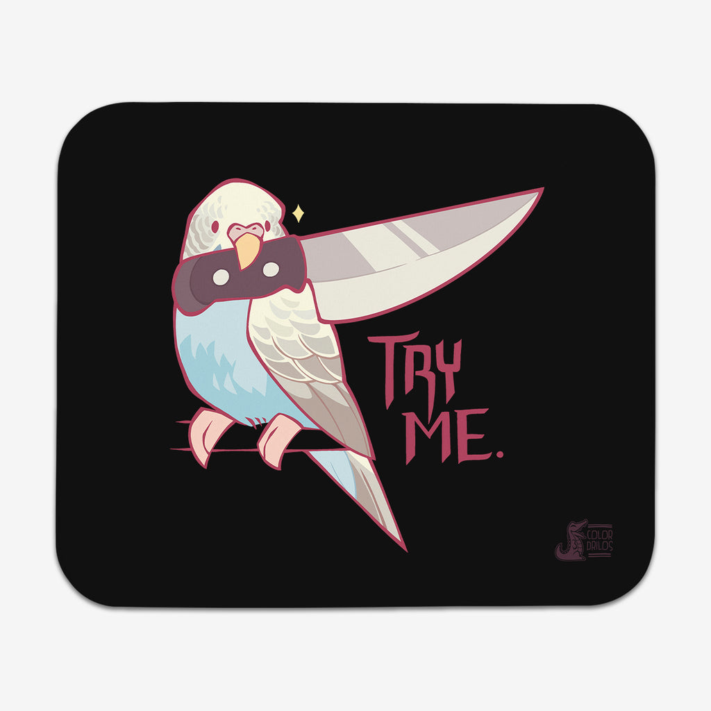 Try Me Mousepad - Colordrilos - Mockup